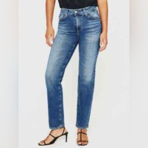 AG Adriano Goldschmied Straight Leg Blue Jeans